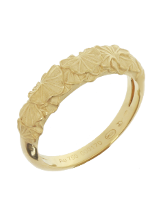 Gold Ring “GINGKO” - Manuel Carrera Cordon
