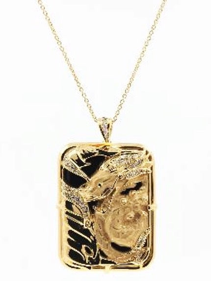 Gold Necklace “DRAGON” - Manuel Carrera Cordon